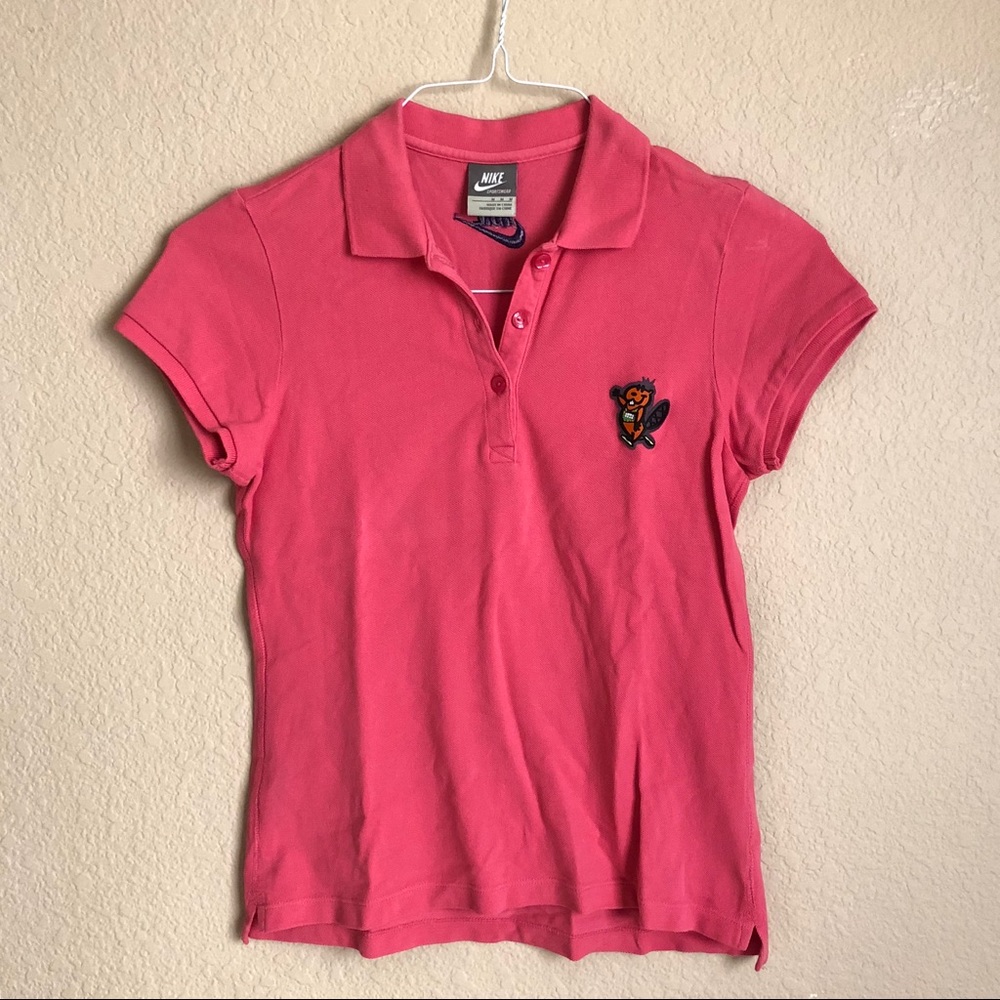 Nike Women’s polo shirt in pink